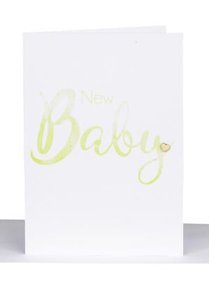 new baby card neutral