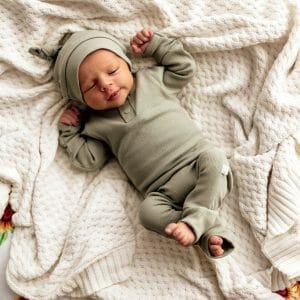 dewkist ribbed baby growsuit by snuggle hunny kids