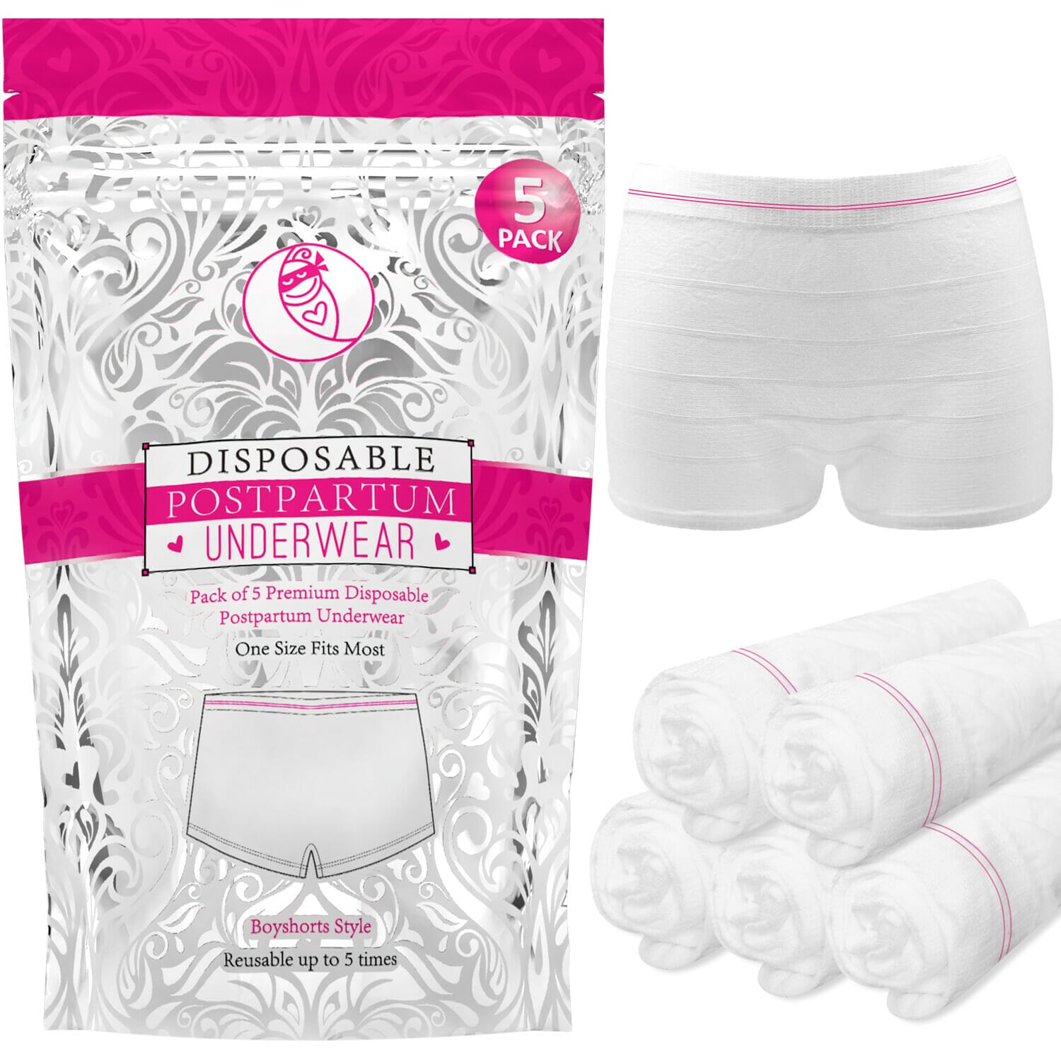 Ninja Mama Disposable Postpartum Mesh Underwear (Without Pad