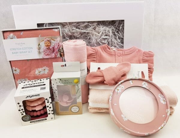 Large Hamper Pink Baby Girl Gift Australia
