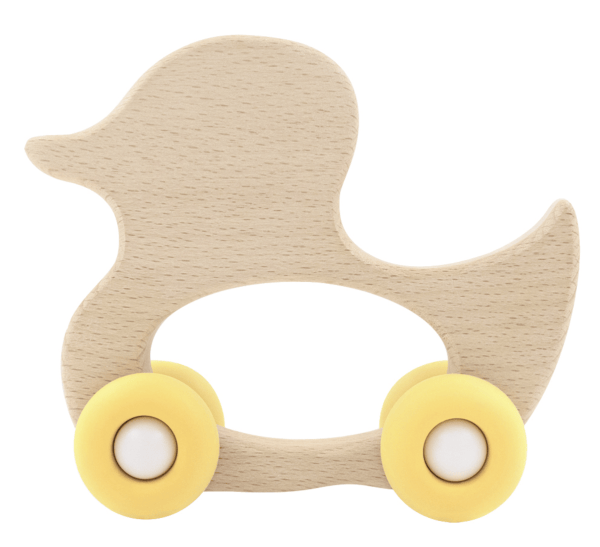 wooden duck toy for baby