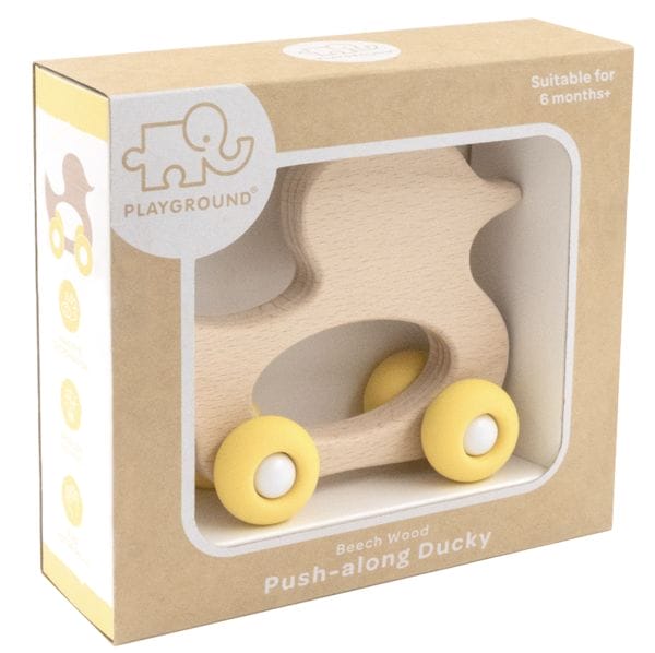 Push along duck toy for babies