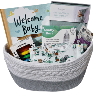 Newborn Baby Essentials Gift Basket