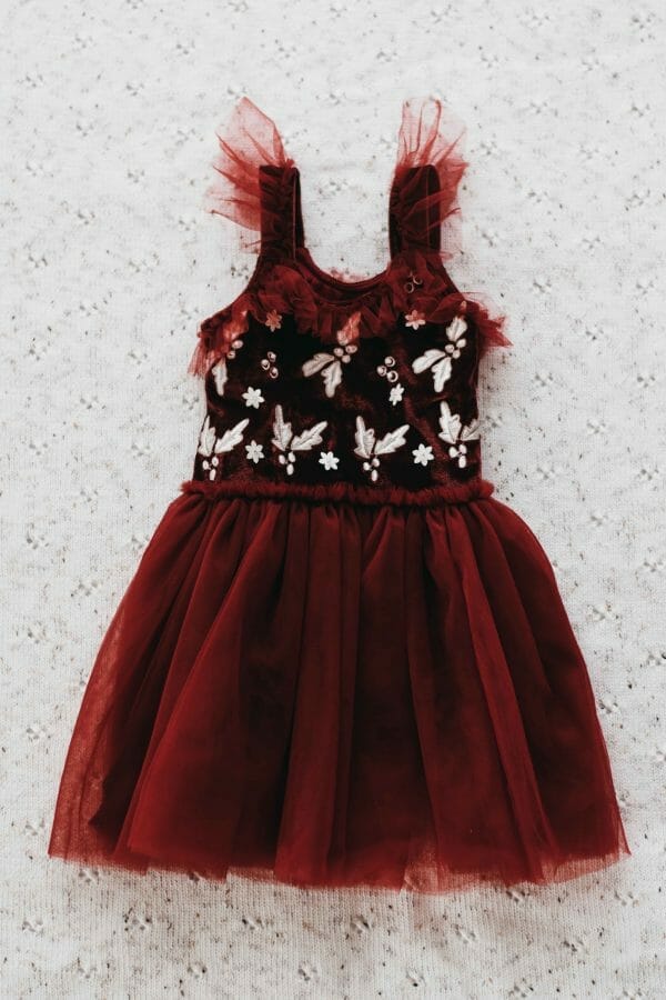 Red Velvet Christmas 2023 Dress by Bencer & Hazelnut